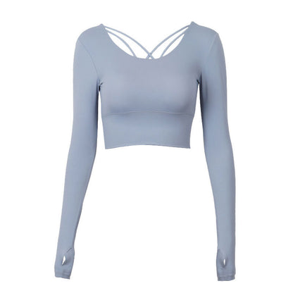 Yoga long sleeve with chest pad -  25th Hour Store