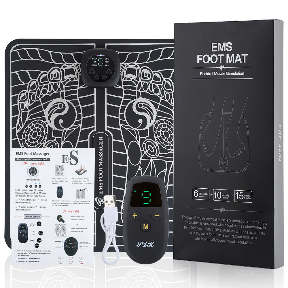 Remote Control EMS Foot Reflexology Foot Massage Machine -  25th Hour Store