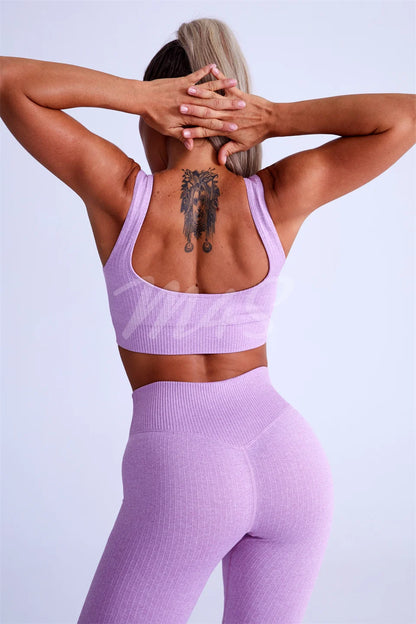 Seamless Workout 2 Piece Set For Women